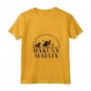 HapTiger The Lion King Hakuna Matata Simple Text Maglietta con Collo a V - Officially Licensed Apparel for Fans - Buy Now!