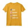 Eat Sleep Nigiri Repeat - Manga Sushi Kawaii T-shirt - Ideale come Regalo per gli Amanti del Manga e del Sushi