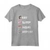 Eat Sleep Nigiri Repeat - Manga Sushi Kawaii T-shirt - Ideale come Regalo per gli Amanti del Manga e del Sushi
