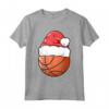Pallacanestro Natalizio - Maglietta Sport Xmas Natale Pallacanestro - Ideale Regalo per gli Amanti della Bball durante le Vacanze