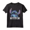 HapTiger Lilo & Stitch Nerdy Stitch Portrait Maglietta - Officially Licensed Disney Apparel - Ohana Means Family