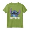 HapTiger Lilo & Stitch Nerdy Stitch Portrait Maglietta - Officially Licensed Disney Apparel - Ohana Means Family