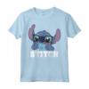 HapTiger Lilo & Stitch Nerdy Stitch Portrait Maglietta - Officially Licensed Disney Apparel - Ohana Means Family