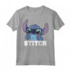 HapTiger Lilo & Stitch Nerdy Stitch Portrait Maglietta - Officially Licensed Disney Apparel - Ohana Means Family