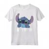 HapTiger Lilo & Stitch Nerdy Stitch Portrait Maglietta - Officially Licensed Disney Apparel - Ohana Means Family