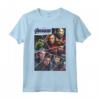 HapTiger Avengers Endgame Broken Character Panels Maglietta - Official Marvel Apparel 19MARL00041A-002 - Buy Online Now