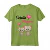 Bambino Sorella Maggiore 2024 - Gatto Cat Bambina Maglietta Leggera - Ideale per Regali per Bambini Gatto