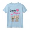 Bambino Sorella Maggiore 2024 - Gatto Cat Bambina Maglietta Leggera - Ideale per Regali per Bambini Gatto