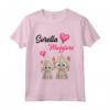 Bambino Sorella Maggiore 2024 - Gatto Cat Bambina Maglietta Leggera - Ideale per Regali per Bambini Gatto