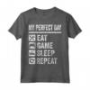 My Perfect Day Video Games T-shirt - Funny Cool Gamer Tee Gift - Lightweight Classic Fit