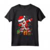 Camicia di Babbo Natale per Bambini e Bambine con Luci - Maglia a Manica - Regalo Divertente per Natale