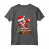 Camicia di Babbo Natale per Bambini e Bambine con Luci - Maglia a Manica - Regalo Divertente per Natale