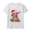 Camicia di Babbo Natale per Bambini e Bambine con Luci - Maglia a Manica - Regalo Divertente per Natale