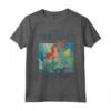 HapTiger Little Mermaid Ariel Vintage Kanji Movie Poster Maglietta - Officially Licensed Apparel with Retro Design