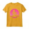 HapTiger The Little Mermaid Ariel Silhouette in Pink Maglietta - Official Princess Ariel Tee for Women, Men, Boys, and Girls