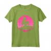 HapTiger The Little Mermaid Ariel Silhouette in Pink Maglietta - Official Princess Ariel Tee for Women, Men, Boys, and Girls