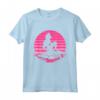 HapTiger The Little Mermaid Ariel Silhouette in Pink Maglietta - Official Princess Ariel Tee for Women, Men, Boys, and Girls
