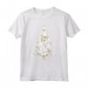 HapTiger Mickey & Friends White Gold Christmas Tree Holiday Maglietta - Official Disney Merchandise for Men, Women, Boys, and Girls