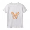 HapTiger Mickey Mouse Halloween Silhouette Maglietta con Collo a V - Maglietta Halloween per Uomo, Donna, Bambini - Official Merchandise