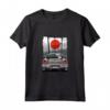 JDM Skyline R34 Car Tuning Giappone Rising Sun Drift - Maglietta Auto Veloci Giapponesi Turbo - Perfetta per Appassionati di Auto e Corridori