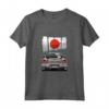 JDM Skyline R34 Car Tuning Giappone Rising Sun Drift - Maglietta Auto Veloci Giapponesi Turbo - Perfetta per Appassionati di Auto e Corridori
