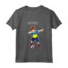 Dabbing Calcio Ragazzo con Ucraina Maglia Bambini - Maglietta per Tifosi della Squadra Ucraina - Ideale per Compleanno
