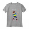 Dabbing Calcio Ragazzo con Ucraina Maglia Bambini - Maglietta per Tifosi della Squadra Ucraina - Ideale per Compleanno