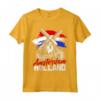 I Paesi Bassi Tshirt Amsterdam Nederland Olandese Maglietta - Souvenir Design Unico - Leggera e Taglio Classico