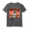 Retro Dogzilla Giapponese Lapinkoira - Maglietta Divertente per Amanti dei Cani - Regalo Unico con Design Cane