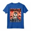 Retro Dogzilla Giapponese Lapinkoira - Maglietta Divertente per Amanti dei Cani - Regalo Unico con Design Cane