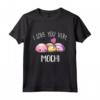 I Love You Very Mochi - Dessert Lover Food Pun Quote Day Gift Maglietta - Unique Present Idea for Foodies
