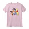 HapTiger Winnie The Pooh Group Hug Maglietta - Officially Licensed Apparel for Women Men Youth Toddler - Christmas Vintage T-Shirt