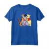 HapTiger Winnie The Pooh Group Hug Maglietta - Officially Licensed Apparel for Women Men Youth Toddler - Christmas Vintage T-Shirt