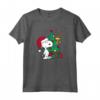 HapTiger - Snoopy Buone Feste Natale Maglietta - Licenza Ufficiale - Ideale come Regalo Divertente
