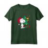 HapTiger - Snoopy Buone Feste Natale Maglietta - Licenza Ufficiale - Ideale come Regalo Divertente