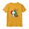 HapTiger - Snoopy Buone Feste Natale Maglietta - Licenza Ufficiale - Ideale come Regalo Divertente