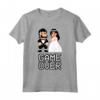 Nerd Addio al Celibato - Game Over Pixel Held Zocker Maglietta - Regalo Divertente per Sposi Videogiocatori
