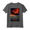 HapTiger Demogorgon Cloud Poster Maglietta - Officially Licensed Apparel for Fans - Enter the Demogorgon Cloud Design