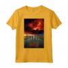HapTiger Demogorgon Cloud Poster Maglietta - Officially Licensed Apparel for Fans - Enter the Demogorgon Cloud Design