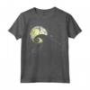 Nightmare Before Christmas Spooky Nighttime Hillside Jack Maglietta - Officially Licensed Apparel by HapTiger - Perfect for Fans of Tim Burton