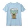 Star Wars The Mandalorian Grogu Snack Time Yet? Maglietta - Official Merchandise for Family - Galaxy's Edge Tee Shirt