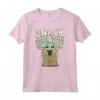 Star Wars The Mandalorian Grogu Snack Time Yet? Maglietta - Official Merchandise for Family - Galaxy's Edge Tee Shirt