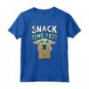 Star Wars The Mandalorian Grogu Snack Time Yet? Maglietta - Official Merchandise for Family - Galaxy's Edge Tee Shirt