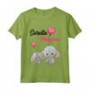 Bambino Sorella Maggiore 2024 Elefante Bambina Maglietta - Leggera e Confortevole - Ideale per Regali