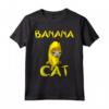 Carino Banana Cat Happy Bananacat Meme Kitty Cat Lovers Meme Maglietta - Felice felice tutto il tempo - Ideale per gli Amanti dei Gatti e dei Meme
