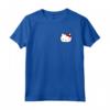 Hello Kitty - Maglietta con Distintivo - Licenza Ufficiale HapTiger - Ideale per Appassionati