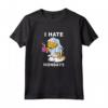 HapTiger I Hate Mondays Coffee Maglietta - Officially Licensed Apparel for Coffee Lovers - 20NKGF00020A-001