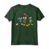 HapTiger DuckTales Huey Dewey & Louie Left Chest Maglietta - Officially Licensed Apparel for Fans - Adventure Awaits