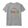 HapTiger DuckTales Huey Dewey & Louie Left Chest Maglietta - Officially Licensed Apparel for Fans - Adventure Awaits