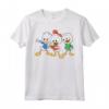 HapTiger DuckTales Huey Dewey & Louie Left Chest Maglietta - Officially Licensed Apparel for Fans - Adventure Awaits